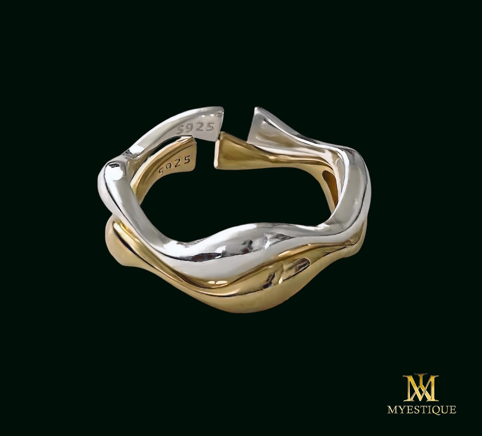 Myestique Curved Eternity | Elegante Designer Ringe - Myestique